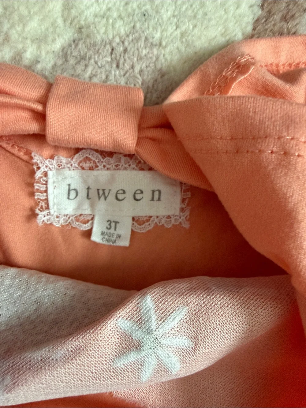 btween Peach & Red Strawberry Two-Piece Matching Set - Picture 8 of 9